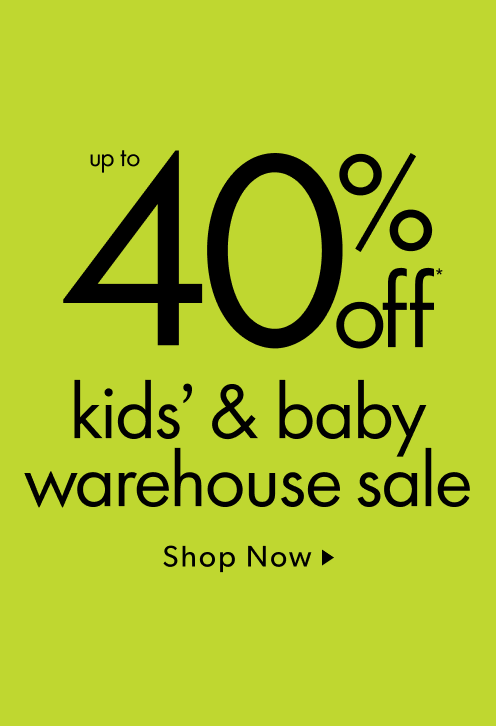 40% off Kids and Baby Warehouse Sale