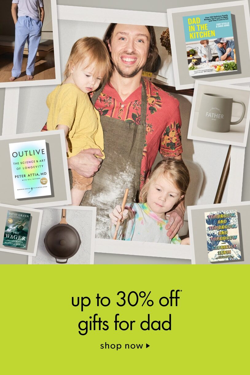 Up to 30% off Gifts for Dad