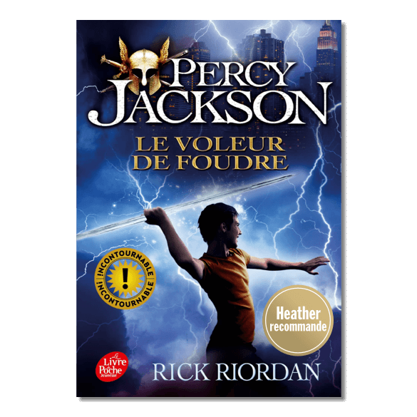 Percy Jackson tome 1 Le voleur de foudre, de Rick Riordan 