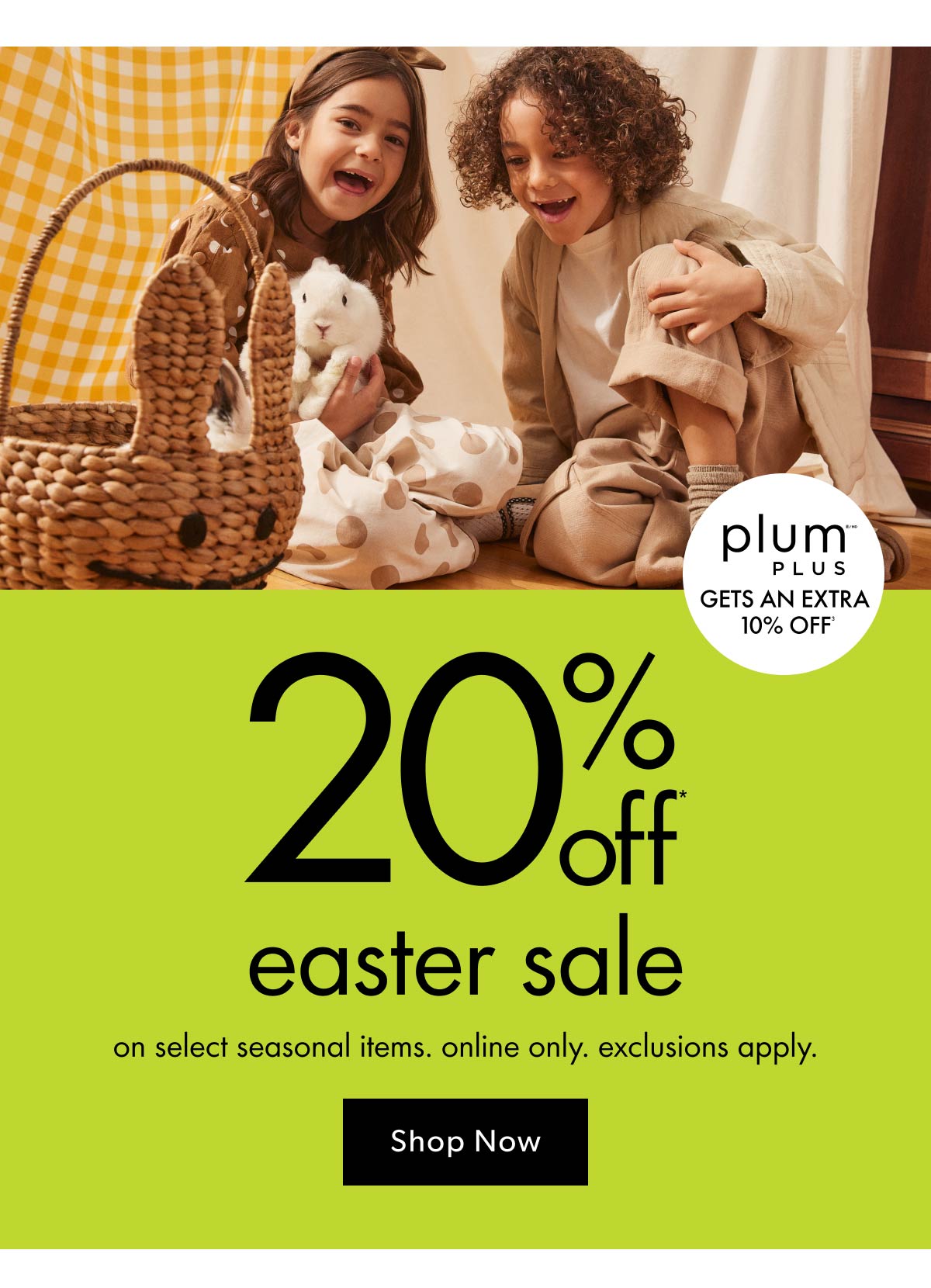 20% off Easter Sale